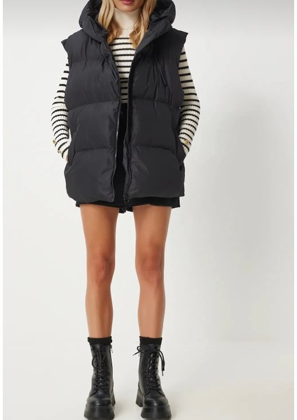 Oversize Kadın Spor Şişme Yelek modelleri