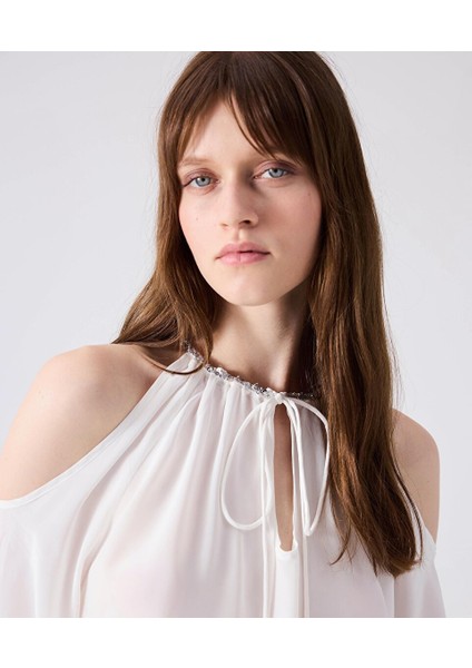 Işlemeli Cutout Bluz MW6240006005096