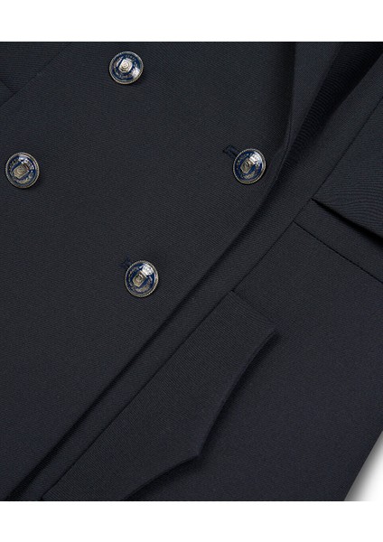 Metal Düğmeli Kruvaze Blazer MW6240005027015 indirimleri