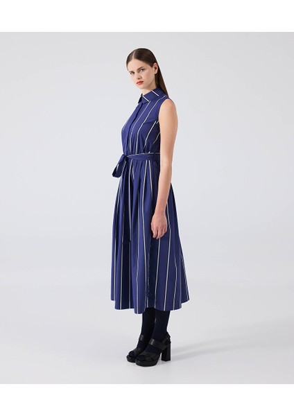 Çizgi Desen Poplin Elbise MW6240002031015 modelleri