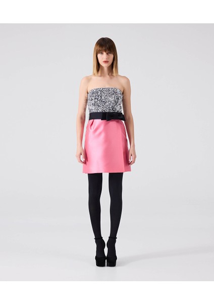 Payetli Straplez Elbise MW6240002038108