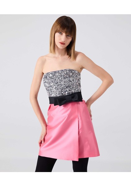 Payetli Straplez Elbise MW6240002038108 fiyatları