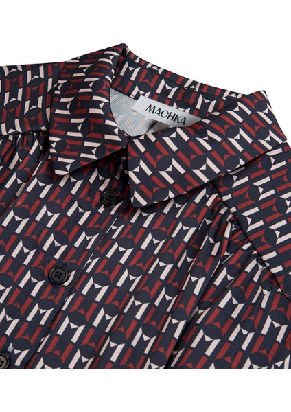 Desenli Gömlek Elbise MW6240002384015 fiyatları