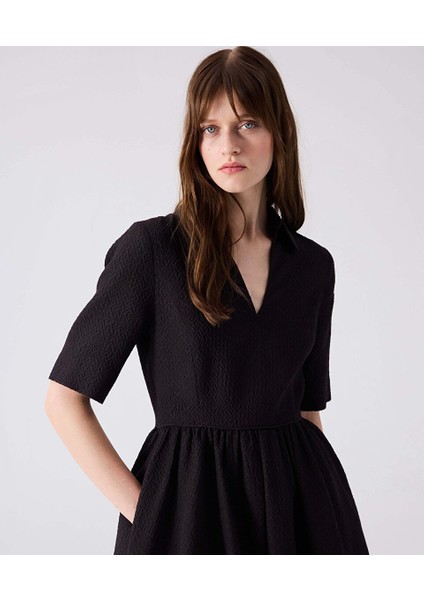 Dokulu V Yaka Elbise MW6240002103965 fiyatları