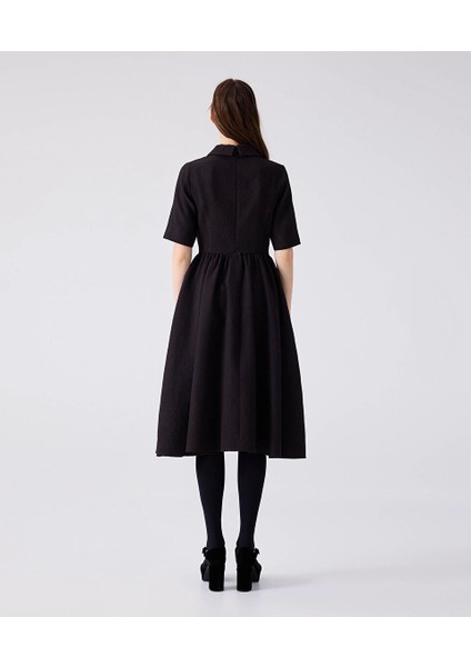 Dokulu V Yaka Elbise MW6240002103965 fırsatları