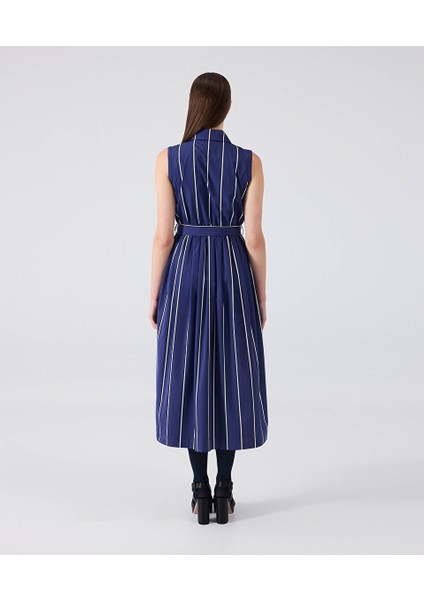 Çizgi Desen Poplin Elbise MW6240002031015 fırsatları