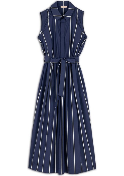 Çizgi Desen Poplin Elbise MW6240002031015 indirimleri