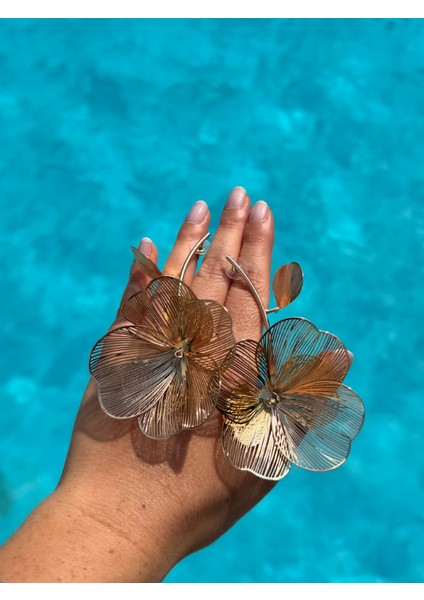 Sallantılı Telkari Modeli Çiçek Küpe fiyatları