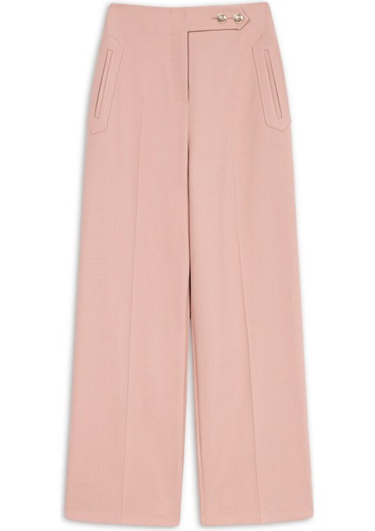 Asimetrik Metal Düğmeli Pantolon MW6240003047039 modelleri