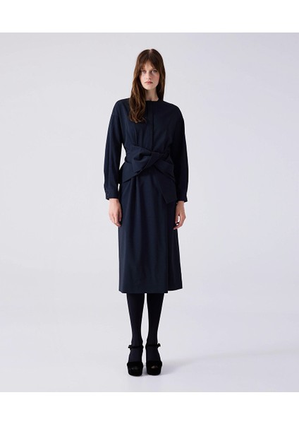 Geniş Fiyonklu Midi Elbise MW6240002094015 fiyatları