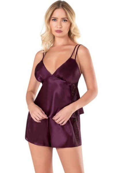 Çift Askı Detaylı Saten Şortlu Pijama Takım fiyatları