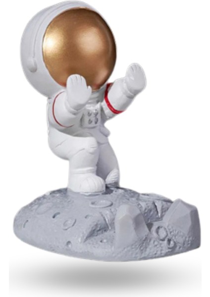 Büro Ev Ofis Cep Telefonu Için Astronot Stil Telefon Tutucu