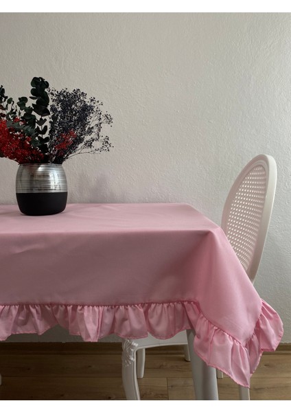 Pamuk Polyester Fırfırlı Masa Örtüsü fiyatları