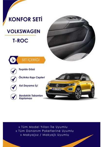 Volkswagen T-Roc Uyumlu Konfor Seti