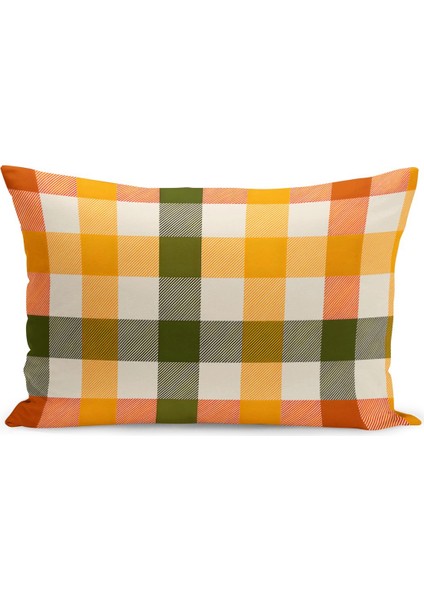 Sonbahar Ekose Serisi Çift Tarafı Baskılı Kırlent Kılıfı (Halloween Autumn) fiyatları