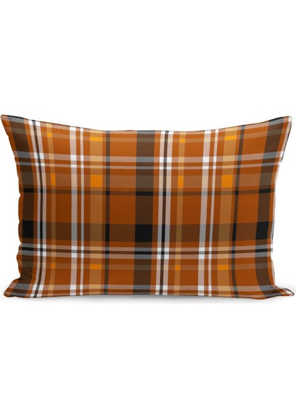 Sonbahar Ekose Serisi Çift Tarafı Baskılı Kırlent Kılıfı (Halloween Autumn) fiyatları