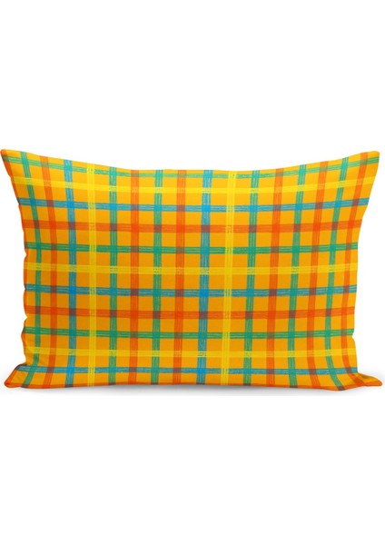 Sonbahar Ekose Serisi Çift Tarafı Baskılı Kırlent Kılıfı (Halloween Autumn) fiyatları