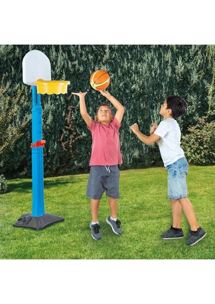 Çocuk Basketbol Potası – 5 Kademeli Ayarlanabilir 170 Cm, Su/kum Doldurmalı Taban, Iç & Dış Mekan