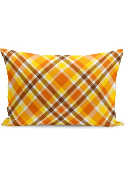 Sonbahar Ekose Serisi Çift Tarafı Baskılı Kırlent Kılıfı (Halloween Autumn) fiyatları