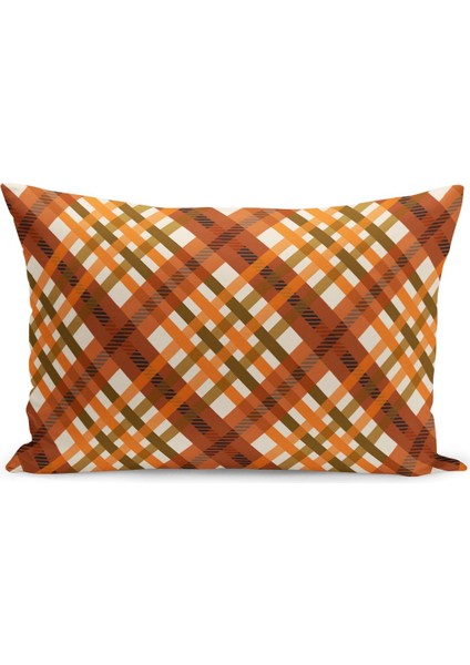 Sonbahar Ekose Serisi Çift Tarafı Baskılı Kırlent Kılıfı (Halloween Autumn) fiyatları