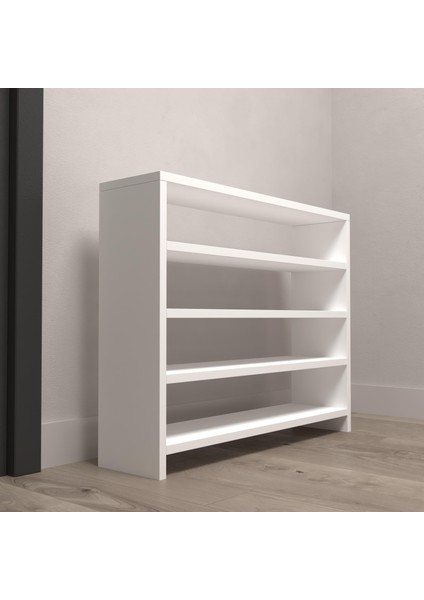Kenzlife Ayakkabılık Mısri Mat Beyaz Suntalam 065*080*20 Onaltı Çift Ayakkabı Kapasitesi Arkalıksız modelleri