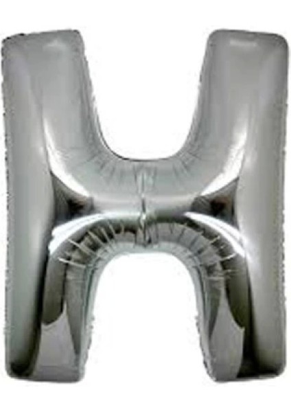 Gümüş Rengi Folyo Balon 1 Metre