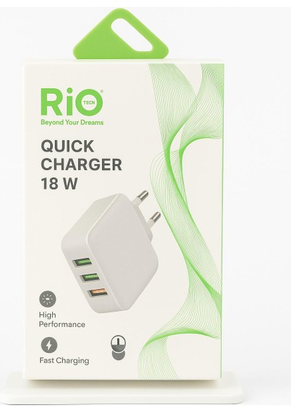 Riotech 18W 3lü Adapter fiyatları