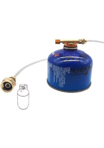 5 Li Kamp Kartuşu Tekrar Dolum Seti Kamp Gazı Kartuşu Dolum Aparatı Bütün Tüplerden Dolum Seti