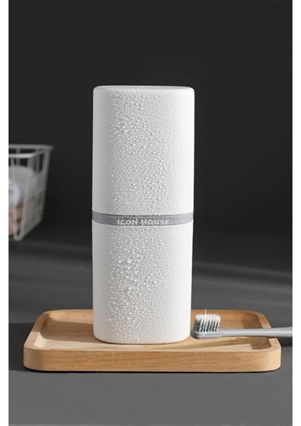 Sweet 2'li Set Gözlük Diş Fırçası Diş Macunu Saklama Kabı Diş Fırçalık Makyaj Malzemesi Krem Kutusu indirimleri