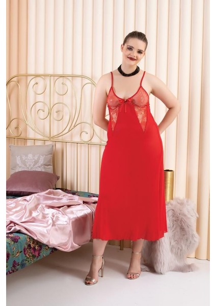 Izabel Kadın Battal Üzün Gecelık Fantazı Tul