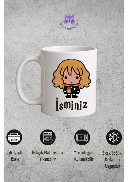 Hermione Çift Taraflı Baskılı Kupa Bardak - Harry Potter fiyatları