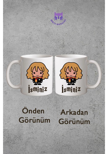 Hermione Çift Taraflı Baskılı Kupa Bardak - Harry Potter fırsatları