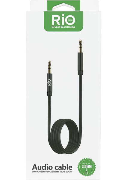 Riotech 3.5mm Stereo Aux Ses Kablosu