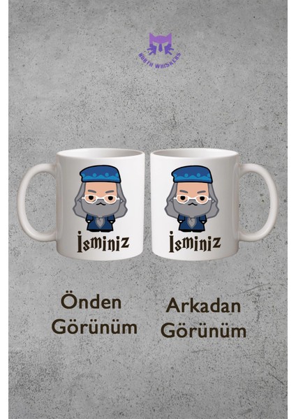Albus Dumbledore Çift Taraflı Baskılı Kupa Bardak - Harry Potter fırsatları