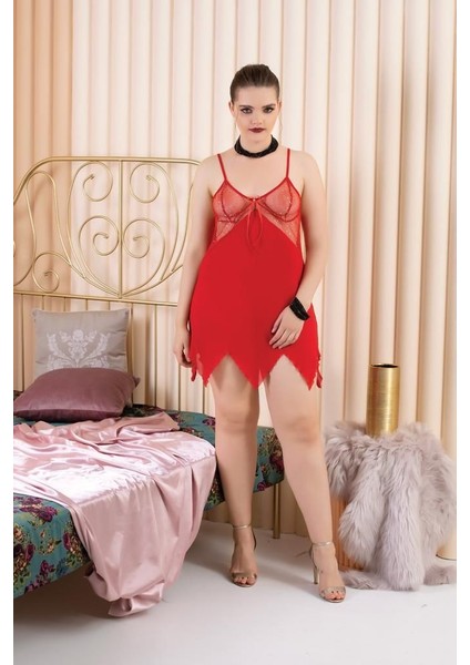 Izabel Kadın Battal Kısa Gecelık Fantazı Tul fiyatları