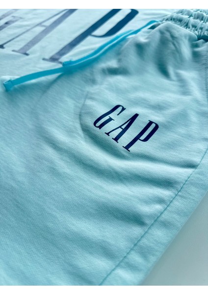 Baskılı Çocuk Şortlu Takım – Mavi fırsatları