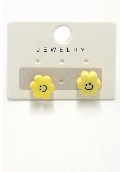 Renkli Figürlü Lüks Küpe