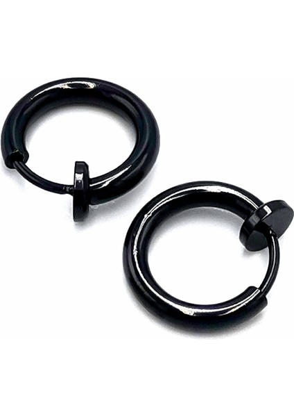 Çelik Figürlü Unisex Küpe