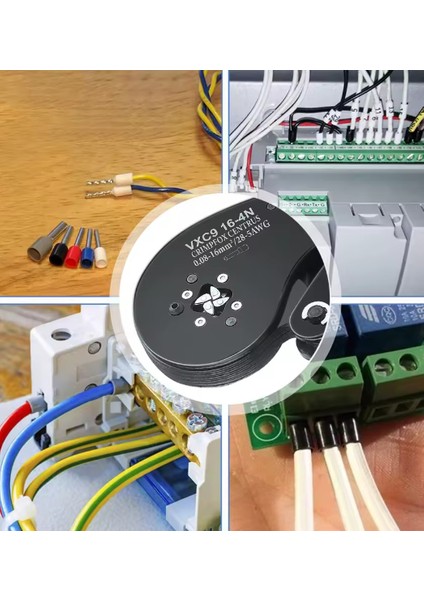 Ergonomik Yeni Nesil Kablo Yüksük Sıkma Pensesi Vxc9 16-4 fırsatları