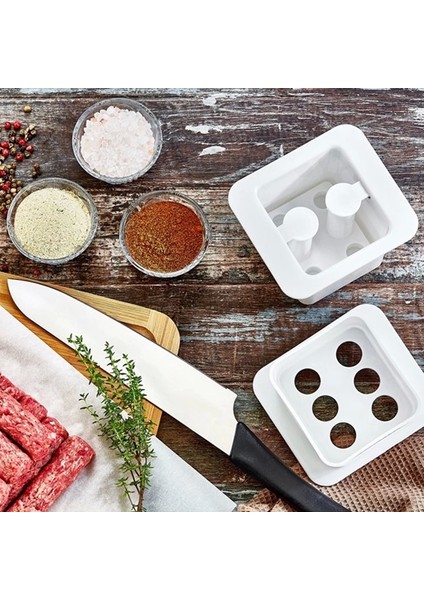 Tekirdağ Köfte Kalıbı - 6 Bölmeli Pratik Tekirdağ Köfte Kalıbı modelleri