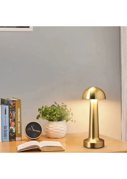 Metal Mantar LED Lamba, Modern ve Şık Aydınlatma, Gümüş Renk, Enerji Tasarruflu indirimleri