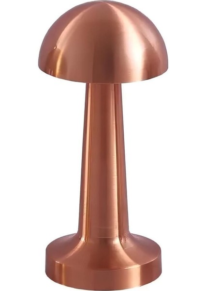 Mantar Model Retro Dimmerli Şarjlı Retro Masa Lambası Gold fiyatları