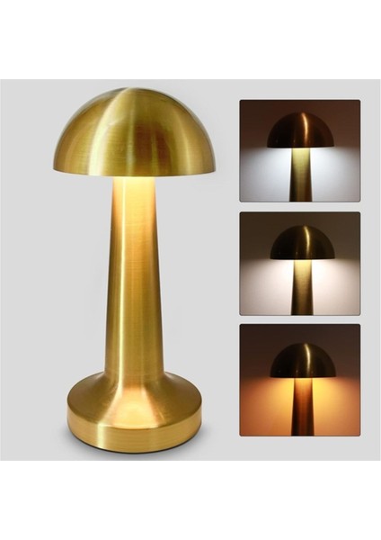 Cata Gold Renk Mantar Model Dimmerli Şarjlı Masa Lambası fırsatları