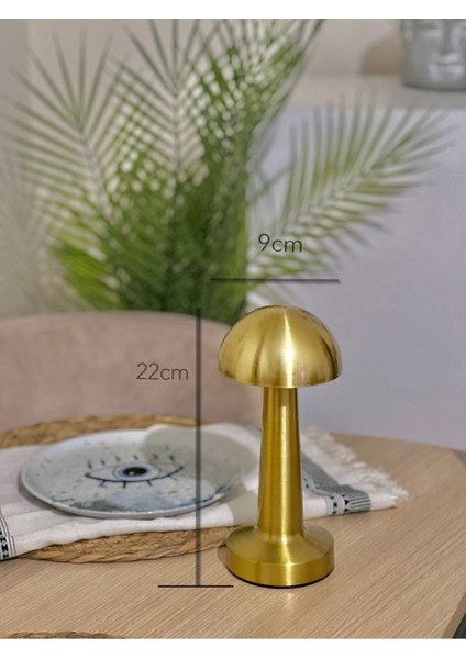 LED Dokunmatik Mantar Masa Lambası 3 Renk - Restoran - Kafe LED Masa Lambası modelleri
