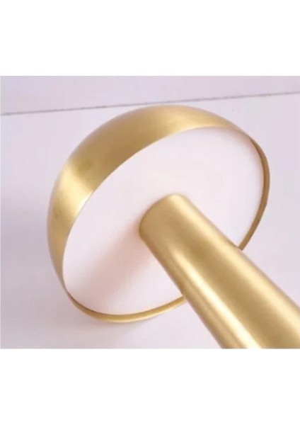 Şarjlı Masa Lambası | Dekoratif Dokunmatik Mantar Masa Lambası Gold Renk Eyfj-Ggl fırsatları