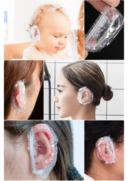 100 Adet Kulak Koruyucu Suya Dayanıklı Bone