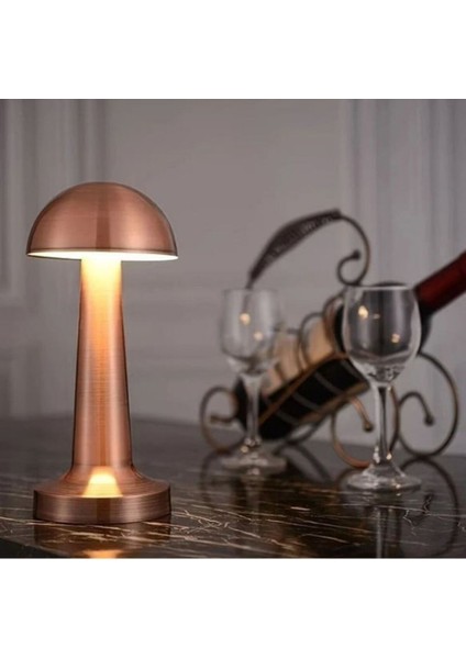 Mantar Model Retro Masa Lambası - Dimmerli, Şarjlı, Dekoratif ve Dokunmatik fiyatları