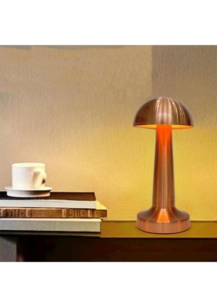 Mantar Model Retro Masa Lambası - Dimmerli, Şarjlı, Dekoratif ve Dokunmatik fırsatları