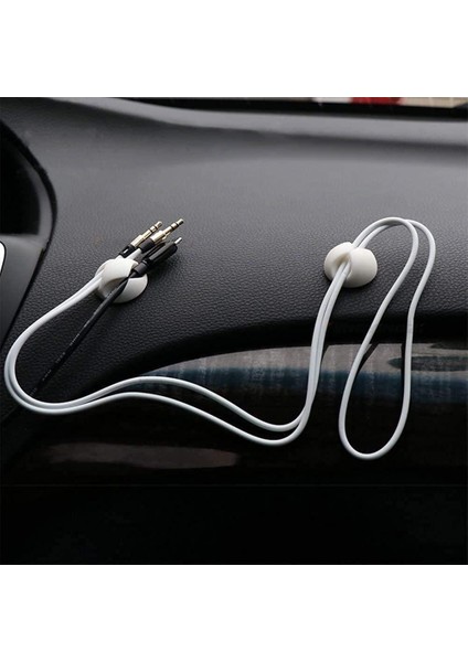 16 Parça Beyaz Yapışkanlı Kablo Organizer Düzenleyici Set Kolay Kullanımlı Çok Amaçlı Kablo Tutucu modelleri