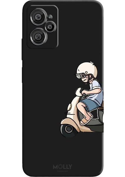Casper Via X30 Için Siyah Twinspire Desenli Silikon Kılıf